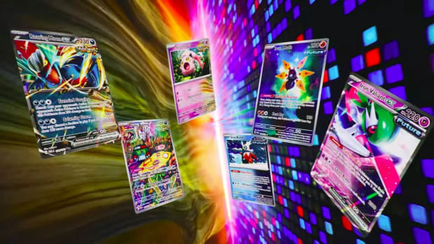 cards from pokemon tcg set paradox rift